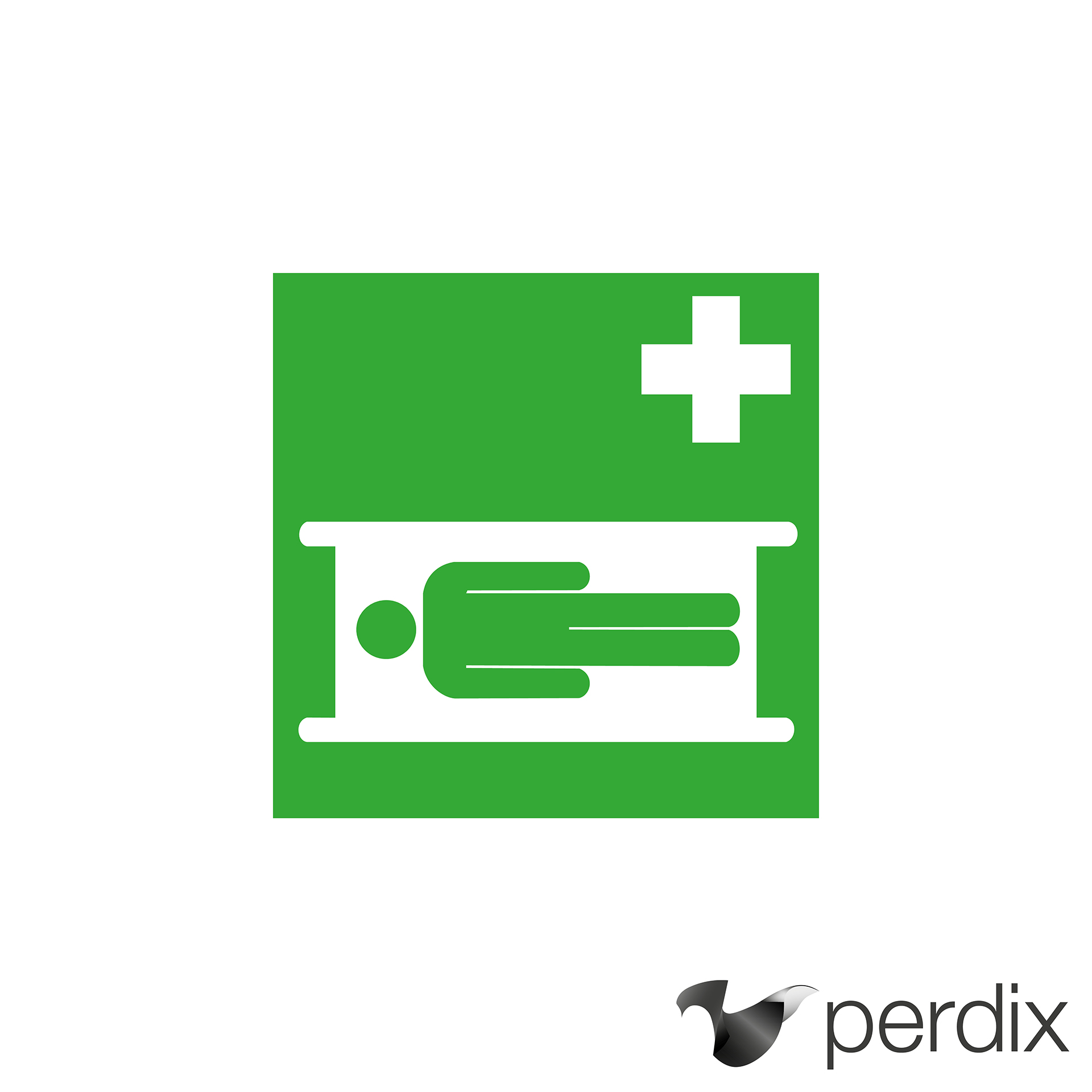 Piktogramm: Trage (stretcher)