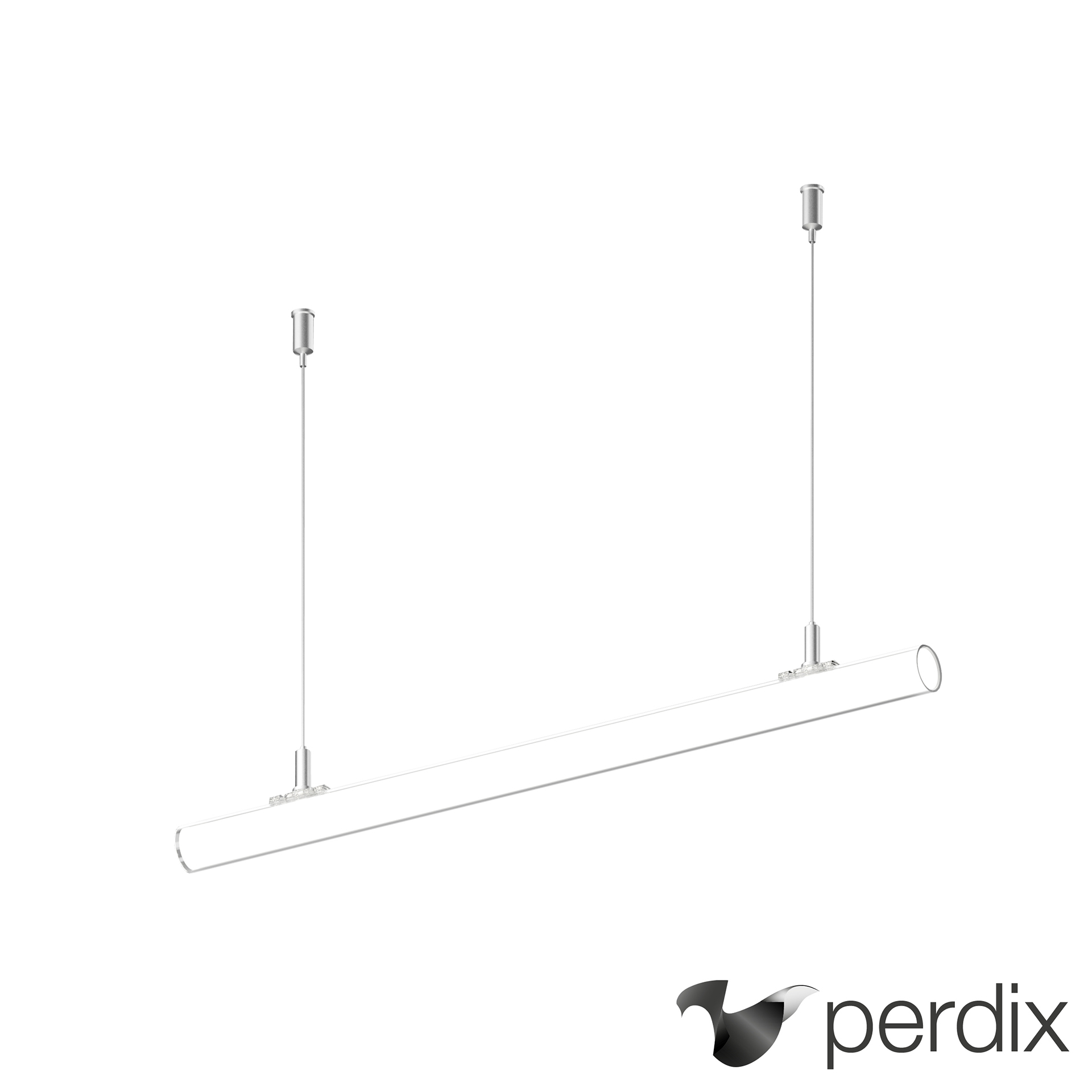 Pendant-Kit horizontal (ohne Endkappen) | 1m PC-Rohr | Kabellänge: 2m | Set