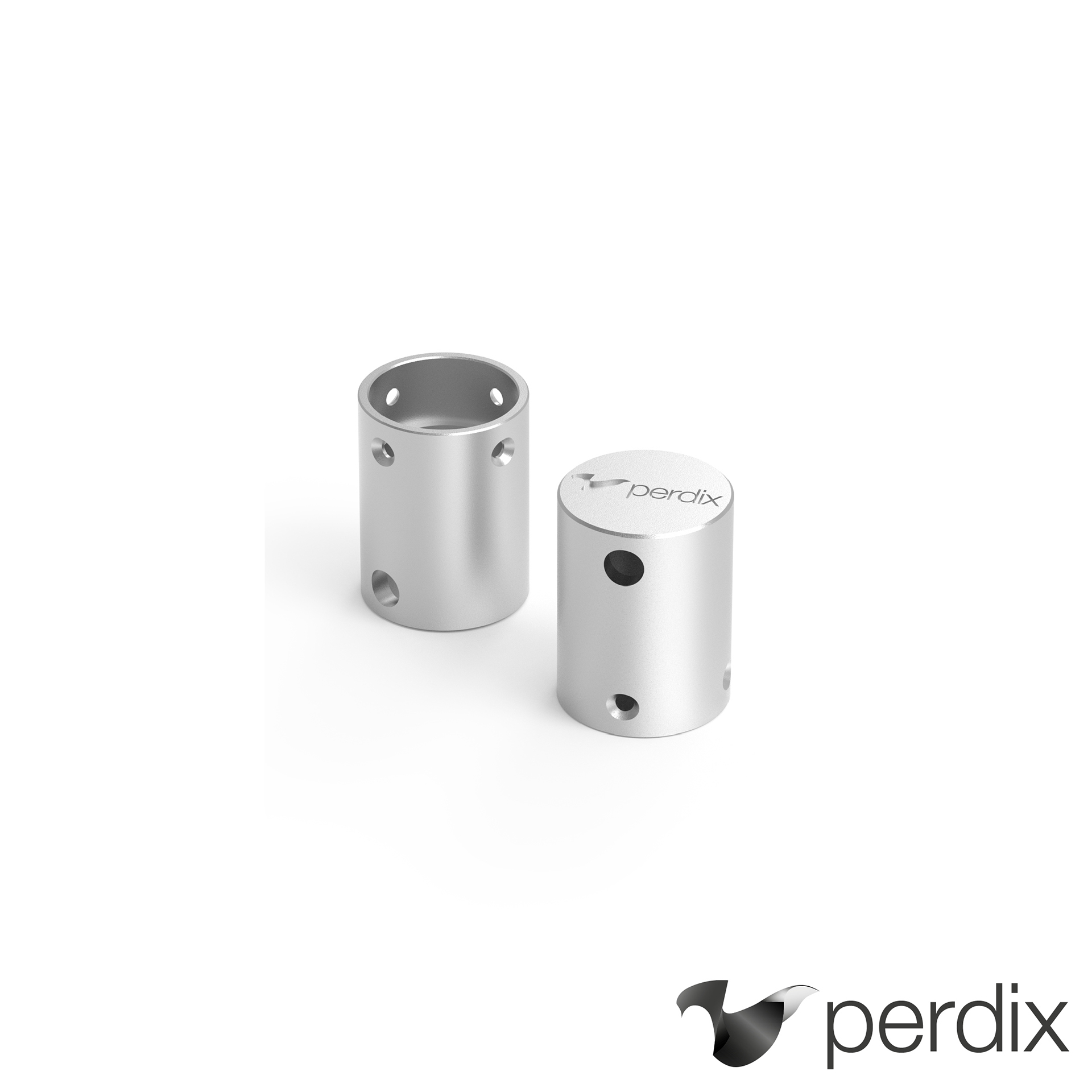 Anbau-Kit | 1m PC-Rohr + 1 Alu-Aufbaukappe + 1 Stück Alu-Endkappe