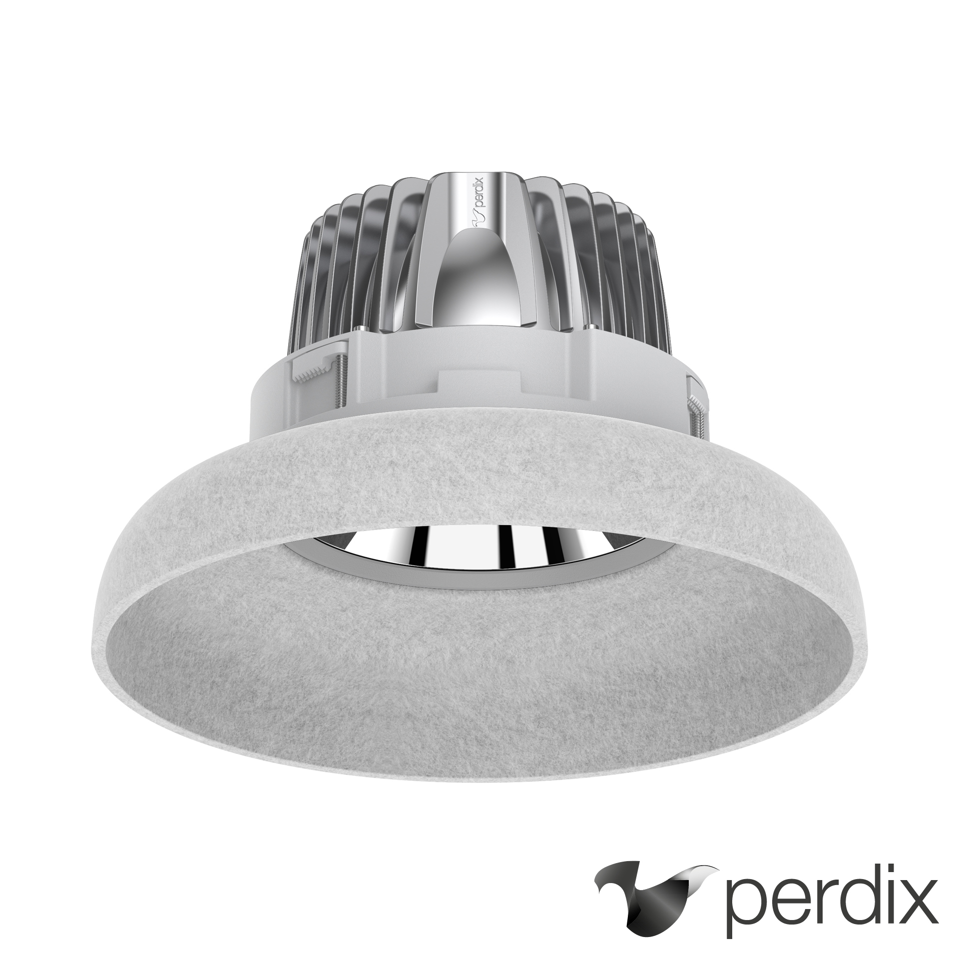 manos ® ø170mm Akustik-Dekoring kurz grau