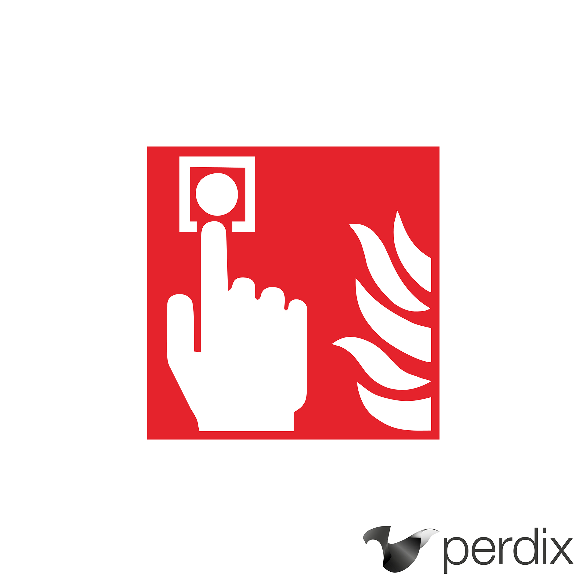 Piktogramm: Feuermelder (fire alarm)