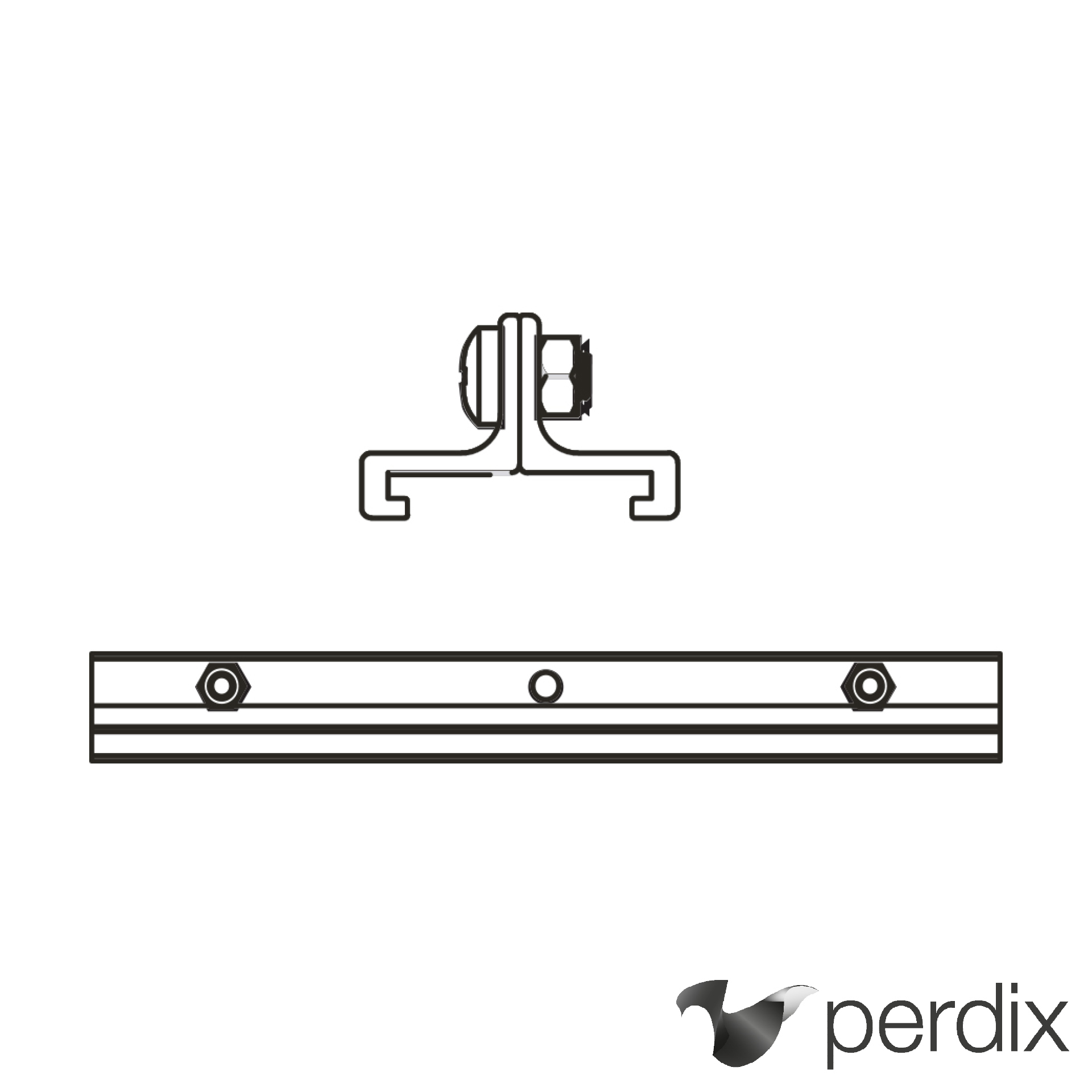 Abhängebrücke für Seilaufhängung
