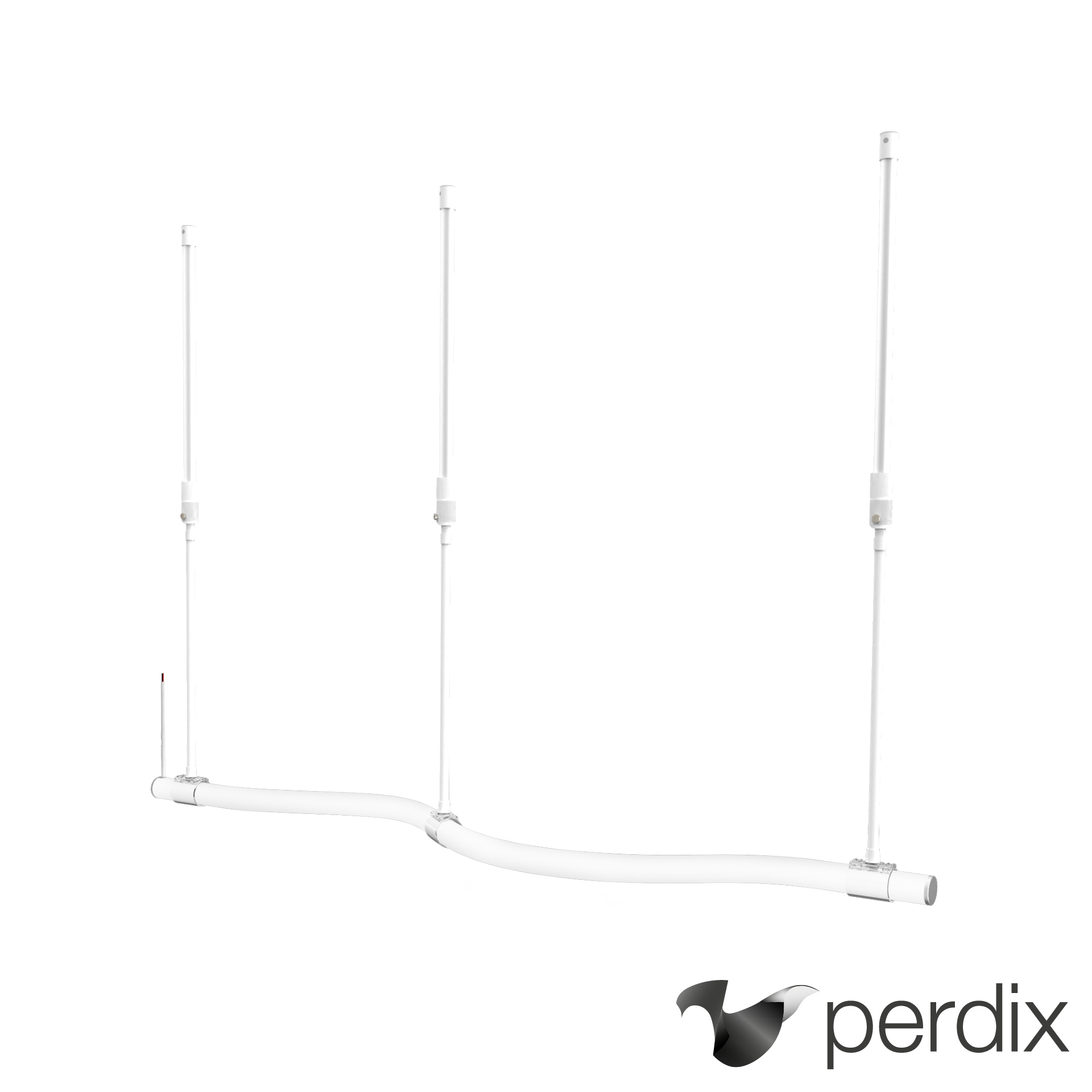 extendable rod with ring clamp | min. 380 mm, max. 600 mm | set (1 pc.)